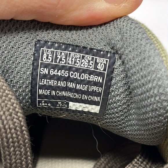 SKETCHERS CITY WALK MALTON WALKING SHOE LEATHER SNEAKER BROWN MENS SIZE 8.5 - Picture 8 of 12